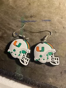 Orecchini con ciondolo scarpa Miami Hurricanes - Foto 1 di 1