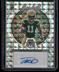 2023 Panini Mosaic #RS-JR Jayden Reed Rookie Scripts RC Auto - Picture 1 of 2