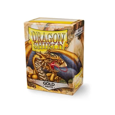 Dragon Shield Matte- Gold (100) - Bild 1 von 4