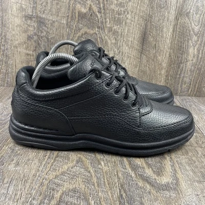 Rockport World Tour Classic Shoes Womens 9.5 Wide Black Tumbled Walking K70784 - Image 1 of 4