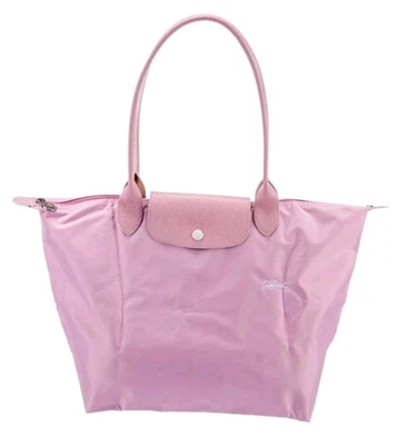 Authentic Longchamp Le Pliage Club  Canvas Tote Pink Medium Unused - Image 1 of 4