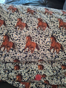 Kip Co Double Quilt Cover Floral Horse - Picture 1 of 2