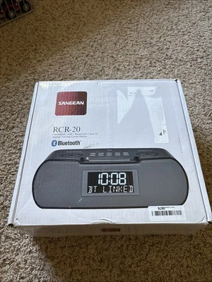 Sangean RCR-20 FM-RDS (RBDS) AM/Bluetooth/Aux-in/USB Phone Charging Digital - Image 1 of 4