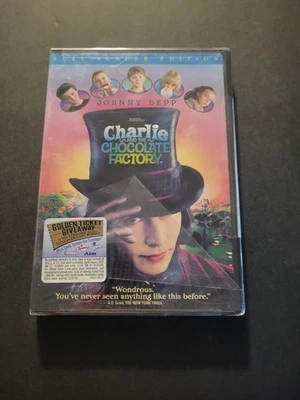 Чарли и шоколадная фабрика - DVD - совершенно новый запечатанный - Изображение 1 из 2