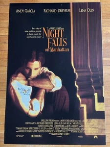 Night Falls On Manhattan Framed Poster Signed Sidney Lumet Autograph 1996 - Bild 1 von 7