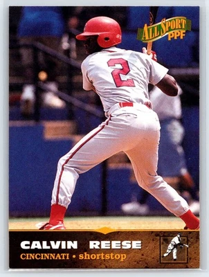 1996-97 Score Board All Sport PPF Calvin Pokey Reese Rookie Reds RC #65 - Image 1 of 2