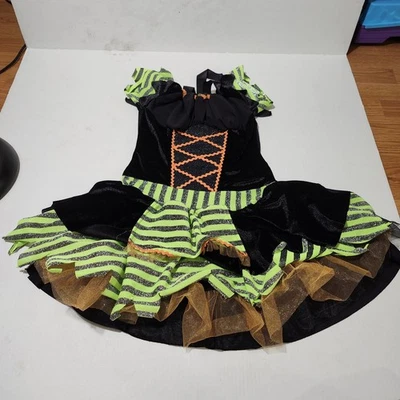 Leg Avenue Women Witch Costume Size Small/Medium Black Green Orange Halloween - Image 1 of 4