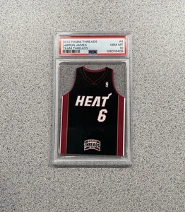 2012-2013 Panini Threads #4 LeBron James Team Threads PSA 10 SSP LOW POP RARE - Bild 1 von 2
