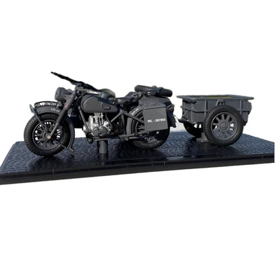 1/24 German WWII R75 Panzerfaust 30 Motorcycle Plastic Model Souvenir Gift - Image 1 of 4