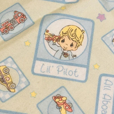 Manta de bebé hecha a mano Precious Moments 43"X28" Foto 1 de 4