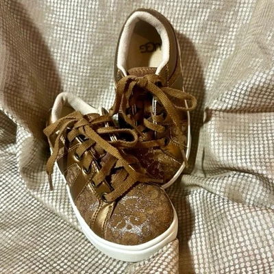 UGG Kids гепард печать металлический медь размер 11 - Изображение 1 из 4