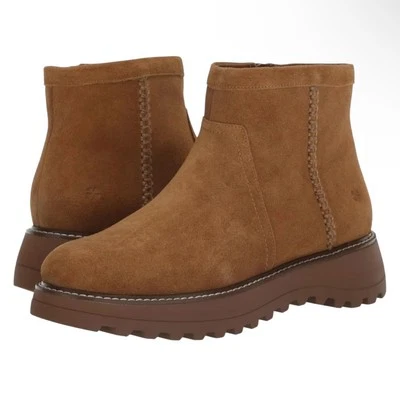 Botines Lucky Brand Chameli Gamuza para Mujer Cuero Marrón 10M Nuevos Foto 1 de 4