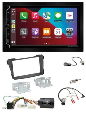 ESX 2DIN DAB USB Lenkrad Bluetooth Autoradio für Hyundai i40 VF ab 2011 schwarz - Bild 1 von 4