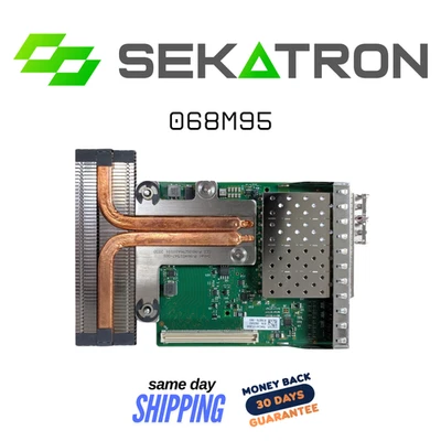 💠 Dell 068M95 | Intel X710 Quad SFP + 10 GbE дочерняя карта | б/у протестировано ⚡ - Изображение 1 из 2