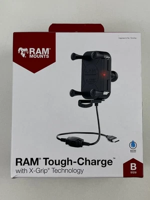 Montajes RAM carga resistente con X-Grip 15W kit de soporte de carga inalámbrica - tamaño B Foto 1 de 4