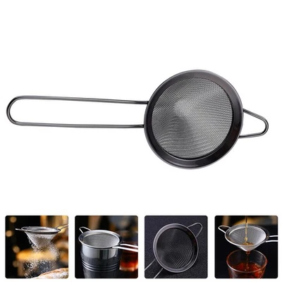 1 PC filtro cocktail filtro a prova di ruggine filtro cocktail pratico (nero) - Immagine 1 di 4