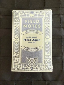 Field Notes Foiled Again FNC #59 - Unopened Sealed Pack New - Picture 1 of 1