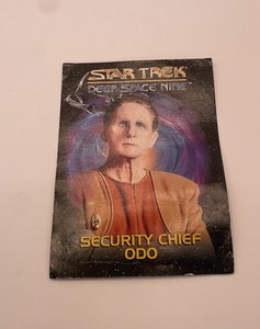 Star Trek Deep Space Nine Collector Trading Card Security Chief Odo Vintage