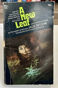 A New Leaf And Other Stories By Jack Ritchie VTG 1971 1st Dell Mystery Horror PB - Picture 1 of 8