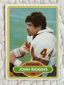 1980 Topps John Riggins Washington Redskins #390 - Picture 1 of 2