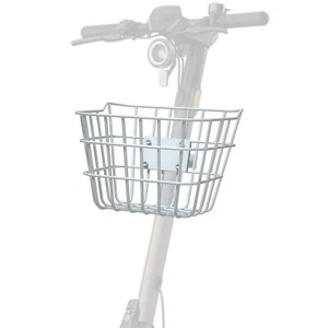 Front Bike Basket - Solid Steel Scooter Basket with Fixed Bracket, Rust-Resis... - Picture 1 of 7