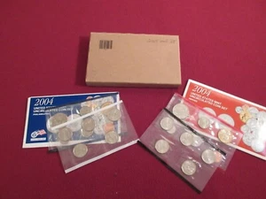 2004 United States US Mint 20 Coin P & D Uncirculated Coin Set State Quarters - Picture 1 of 14