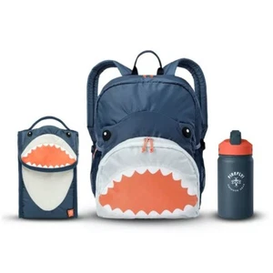 Backpack 3pc Combo Bookbag Insulated Lunch Bag Water Bottle School Travel - Picture 1 of 10
