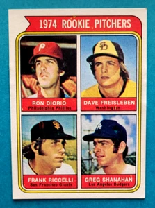 1974 Topps #599 Rookie Pitchers Baseball Card Washington Variation Near Mint - Picture 1 of 2