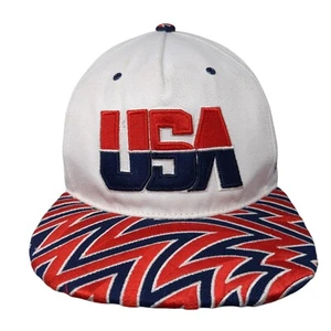USA Snapback Hat Multicolor One Size Adjustable Embroidered Zephyr - Picture 1 of 10