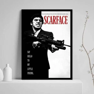 Scarface Al Pacino Movie Greats SINGLE CANVAS WALL ART UNFRAMED PICTURE PRINT - Picture 1 of 5