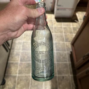 Steubenville Bottling Works Embossed Soda Bottle Steubenville Ohio OH - Picture 1 of 11