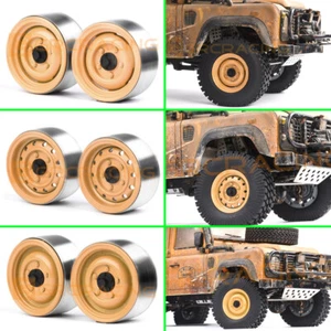 Mozzo ruota in metallo coppa cammello 2 pezzi 1,9 pollici per auto cingolata 1/10 RC Traxxas TRX4 RC4WD - Foto 1 di 9