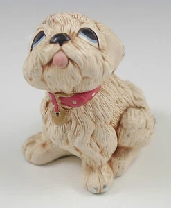 VTG PENDELFIN ENGLAND TAMMY, WHITE PUPPY, DOG FIGURINE, WHIMSICAL - Picture 1 of 5