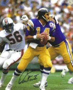 Signed 8x10 DAN FOUTS San Diego Chargers  Autographed photo - w/COA - Picture 1 of 1