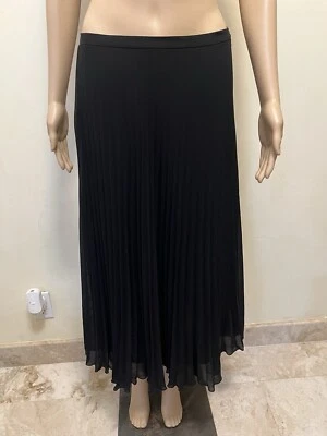 Falda plisada negra ELLEN TRACY talla 2 Foto 1 de 4