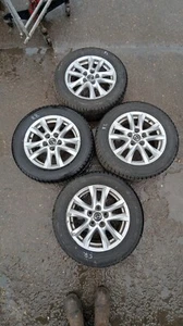 MAZDA 3 SET OF 4 ALLOW WHEELS J6.5x16 WINTER TYRES 215 60 16 9965D06560 - Picture 1 of 13
