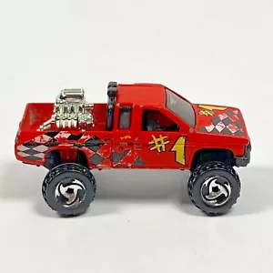 Hot Wheels Checkered Flag Racing Truck Vintage 1987 Die Cast Toy Car - Picture 1 of 7