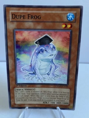 Yu-Gi-Oh! Dupe Frog CRMS-EN028 Crimson Crisis 1st Edition Common LP - Image 1 of 4