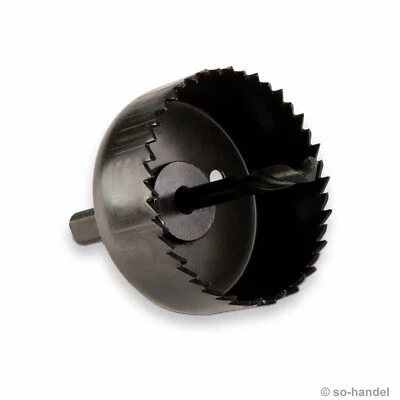 Lochsäge Bohrkrone Schnitt Durchmesser 60 mm Tiefe 21 mm inkl. Zentrierbohrer