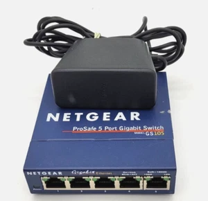 Netgear GS105 5-Port Gigabit Ethernet Unmanaged Network Switch - Picture 1 of 5