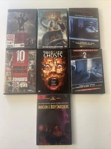 DVD  Lot Of 7 Horror/Thriller  Movies, LOOK!!!  👀👀 🍿🍿 16 Movies In All!!!! - Picture 1 of 3