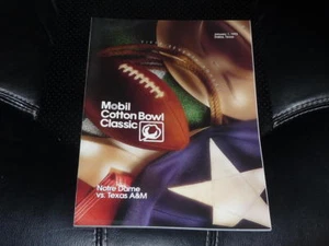 1993 COTTON BOWL PROGRAM. NOTRE DAME TEXAS A&M NEAR MINT - Picture 1 of 1