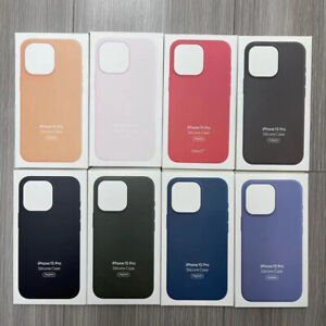 For Apple iPhone 15 Pro Max 15 Pro OEM Silicone Case with MagSafe Original