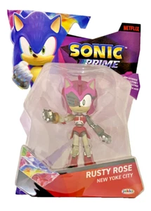 Figura RUSTY ROSE New Yoke City Sonic Prime Sonic The Hedgehog Jakks Pacific 5" - Imagen 1 de 1