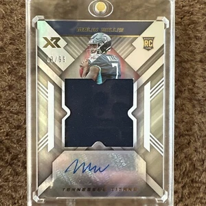 2022 Panini XR RPA Rookie Patch Auto SP Malik Willis /99 Titans RC - Picture 1 of 6