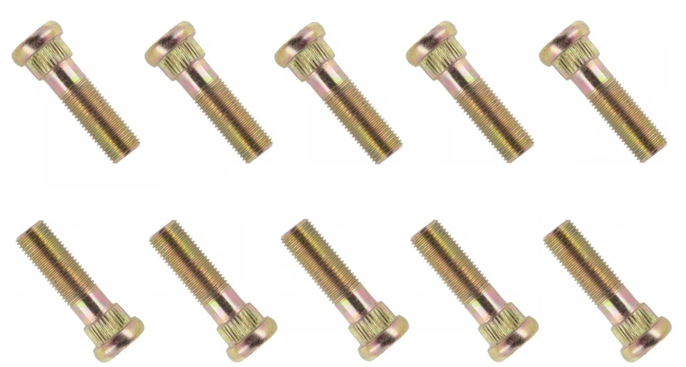 Set of 10 Wheel Lug Studs Replace SUBARU OEM # 6105661 Front/Rear M12-1.25 - Image 1 of 2