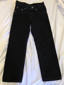 Lee Jeans Boys SIZE 10 S x 24” inseam Premium Select Black Straight Leg *NWT* - Picture 1 of 8