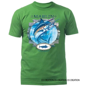 CAMISETAS GRÁFICAS MARLIN PESCA EN AGUA SALADA DEPORTES AL AIRE LIBRE - Imagen 1 de 15