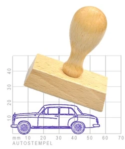 Mercedes-Benz W120 Ponton 180, 190 seitliches Profil Autostempel - rubberstamp - Bild 1 von 1