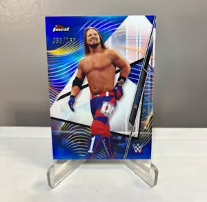 2020 - WWE Topps Finest - AJ Styles Blue SP Refractor 33/150 - Wrestling WWE - Picture 1 of 2